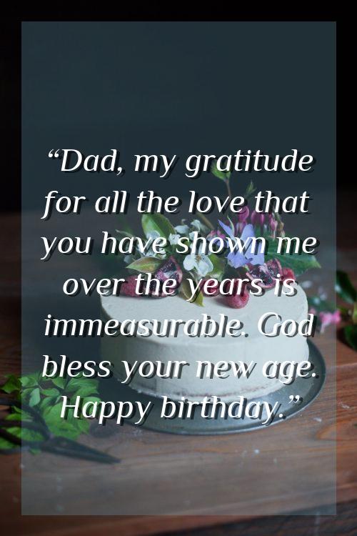 father ko birthday wishes